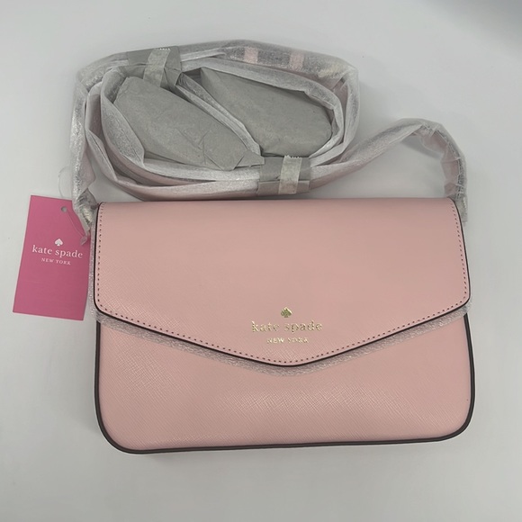kate spade Handbags - Kate Spade Sadie Envelope Crossbody Chalk Pink